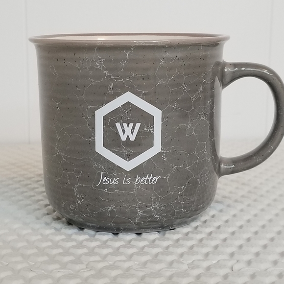Jesus Is Better Gray Cup Coffee Mug - Picture 2 of 4